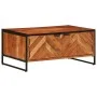 Mesa de centro madera maciza de acacia 90x55x40 cm de , Mesas de centro - Ref: Foro24-376047, Precio: 258,90 €, Descuento: %