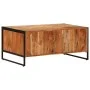 Mesa de centro madera maciza de acacia 90x55x40 cm de , Mesas de centro - Ref: Foro24-376047, Precio: 258,90 €, Descuento: %