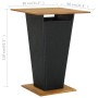 Synthetic rattan and black acacia wood high table 80x80x110 cm by vidaXL, Garden tables - Ref: Foro24-313465, Price: 229,38 €...