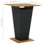 Synthetic rattan and black acacia wood high table 80x80x110 cm by vidaXL, Garden tables - Ref: Foro24-313465, Price: 223,39 €...