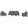 Juego de sofás con cojines 4 piezas terciopelo gris oscuro de , Sofás - Ref: Foro24-3278362, Precio: 622,90 €, Descuento: %
