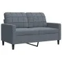Set of sofas with 4 dark gray velvet cushions by , Sofas - Ref: Foro24-3278362, Price: 622,94 €, Discount: %