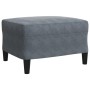 Set of sofas with 4 dark gray velvet cushions by , Sofas - Ref: Foro24-3278362, Price: 664,69 €, Discount: %