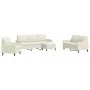 4-piece cream velvet sofa set with cushions by , Sofas - Ref: Foro24-3278369, Price: 745,87 €, Discount: %