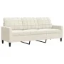 4-piece cream velvet sofa set with cushions by , Sofas - Ref: Foro24-3278369, Price: 745,87 €, Discount: %