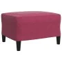 Three-piece velvet sofa set with red wine cushions by , Sofas - Ref: Foro24-3278405, Price: 516,46 €, Discount: %