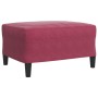 Juego de sofás con cojines 4 piezas terciopelo rojo tinto de , Sofás - Ref: Foro24-3278445, Precio: 690,29 €