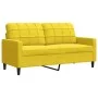 Set of sofas with 4 pieces of yellow velvet cushions by , Sofas - Ref: Foro24-3278447, Price: 707,25 €, Discount: %