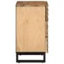 Solid rough mango wood bedside table 50x34x62 cm by , Nightstands - Ref: Foro24-377481, Price: 90,58 €, Discount: %