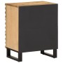 Solid rough mango wood bedside table 50x34x62 cm by , Nightstands - Ref: Foro24-377481, Price: 91,60 €, Discount: %