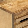 Solid rough mango wood bedside table 50x34x62 cm by , Nightstands - Ref: Foro24-377481, Price: 91,60 €, Discount: %