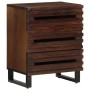 Mesita de noche madera maciza mango marrón 50x34x62 cm de , Mesitas de noche - Ref: Foro24-377483, Precio: 73,74 €, Descuento: %