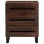 Mesita de noche madera maciza mango marrón 50x34x62 cm de , Mesitas de noche - Ref: Foro24-377483, Precio: 73,07 €, Descuento: %