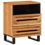 Mesita de noche madera maciza mango marrón 50x34x62 cm de , Mesitas de noche - Ref: Foro24-377488, Precio: 73,92 €, Descuento: %