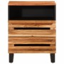 Mesita de noche madera maciza mango marrón 50x34x62 cm de , Mesitas de noche - Ref: Foro24-377488, Precio: 73,92 €, Descuento: %