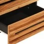 Massivholz-Nachttisch aus Mangoholz, braun, 50x34x62 cm. von , Nachttische - Ref: Foro24-377488, Preis: 73,92 €, Rabatt: %