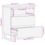 Mesita de noche madera maciza mango marrón 50x34x62 cm de , Mesitas de noche - Ref: Foro24-377488, Precio: 73,92 €, Descuento: %