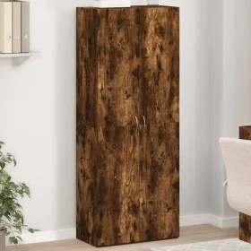 Smoked oak wood filing cabinet 60x32x153 cm by , Filing cabinets - Ref: Foro24-3276648, Price: 115,11 €, Discount: %