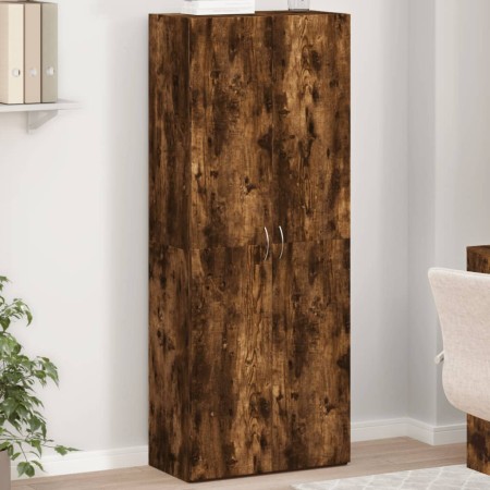Rauchiger Eichenholz-Ingenieurschrank 60x32x153 cm von , Aktenschränke - Ref: Foro24-3276648, Preis: 116,43 €, Rabatt: %