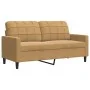3-piece brown velvet sofa set with cushions by , Sofas - Ref: Foro24-3278458, Price: 695,42 €, Discount: %