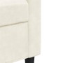 Sofagarnitur mit 3-teiligen cremefarbenen Samtkissen. von , Sofas - Ref: Foro24-3278509, Preis: 647,11 €, Rabatt: %