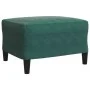 Set of sofas with 4 dark green velvet cushions by , Sofas - Ref: Foro24-3278383, Price: 798,67 €, Discount: %