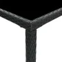 Synthetic rattan and black glass garden high table 130x60x110cm by vidaXL, Garden tables - Ref: Foro24-313461, Price: 151,56 ...