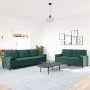2-piece dark green velvet sofa set with cushions by , Sofas - Ref: Foro24-3278493, Price: 603,09 €, Discount: %