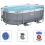 Bestway Piscina sobre el suelo ovalada Power Steel 305x200x84 cm de Bestway, Piscinas - Ref: Foro24-92857, Precio: 399,84 €, ...