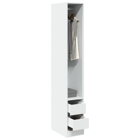 Ingenieurholzschrank Weiß 30x50x200 cm von , Kleiderschränke - Ref: Foro24-3307738, Preis: 139,84 €, Rabatt: %