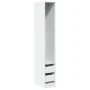 Engineered wood white wardrobe 30x50x200 cm by , Wardrobes - Ref: Foro24-3307738, Price: 133,96 €, Discount: %