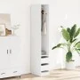 Ingenieurholzschrank Weiß 30x50x200 cm von , Kleiderschränke - Ref: Foro24-3307738, Preis: 126,84 €, Rabatt: %