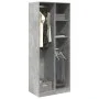 Armario de madera de ingeniería gris hormigón 80x50x200 cm de , Armarios roperos - Ref: Foro24-3307759, Precio: 151,79 €, Des...