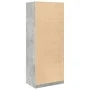 Engineered wood wardrobe in concrete gray, 80x50x200 cm. by , Wardrobes - Ref: Foro24-3307759, Price: 151,79 €, Discount: %