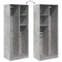 Ingenieurholzschrank in Betongrau 80x50x200 cm von , Kleiderschränke - Ref: Foro24-3307759, Preis: 154,25 €, Rabatt: %