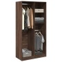Plywood wardrobe in brown oak color, 100x50x200 cm. by , Wardrobes - Ref: Foro24-3307771, Price: 166,87 €, Discount: %