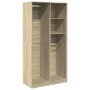 Schrank aus Sperrholz in Eiche Sonoma Farbe, 100x50x200 cm. von , Kleiderschränke - Ref: Foro24-3307767, Preis: 178,63 €, Rab...