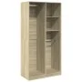 Schrank aus Sperrholz in Eiche Sonoma Farbe, 100x50x200 cm. von , Kleiderschränke - Ref: Foro24-3307767, Preis: 177,08 €, Rab...