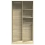 Schrank aus Sperrholz in Eiche Sonoma Farbe, 100x50x200 cm. von , Kleiderschränke - Ref: Foro24-3307767, Preis: 177,08 €, Rab...