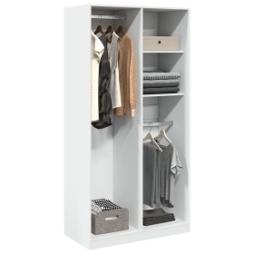 White plywood wardrobe 100x50x200 cm by , Wardrobes - Ref: Foro24-3307765, Price: 172,38 €, Discount: %