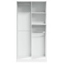 Weißer Sperrholzschrank 100x50x200 cm von , Kleiderschränke - Ref: Foro24-3307765, Preis: 172,38 €, Rabatt: %