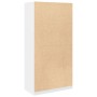 Armario de madera contrachapada blanco 100x50x200 cm de , Armarios roperos - Ref: Foro24-3307765, Precio: 171,82 €, Descuento: %