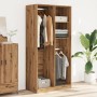 Handgefertigter Eichenholz-Schrank aus Ingenieurholz, 100x50x200 cm. von , Kleiderschränke - Ref: Foro24-3307773, Preis: 152,...