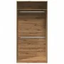 Handcrafted engineered oak wood wardrobe 100x50x200 cm by , Wardrobes - Ref: Foro24-3307809, Price: 164,90 €, Discount: %