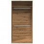 Handgefertigter Eichenholz-Schrank aus Ingenieurholz, 100x50x200 cm. von , Kleiderschränke - Ref: Foro24-3307809, Preis: 164,...