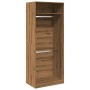 Handgefertigter Eichenholz-Schrank aus Ingenieurholz, 80x50x200 cm. von , Kleiderschränke - Ref: Foro24-3307800, Preis: 142,9...
