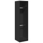 Armario de madera contrachapada negro 50x50x200 cm de , Armarios roperos - Ref: Foro24-3307784, Precio: 156,74 €, Descuento: %