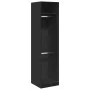 Schwarzer Sperrholzschrank 50x50x200 cm von , Kleiderschränke - Ref: Foro24-3307784, Preis: 146,87 €, Rabatt: %