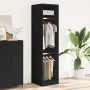 Schwarzer Sperrholzschrank 50x50x200 cm von , Kleiderschränke - Ref: Foro24-3307784, Preis: 146,87 €, Rabatt: %