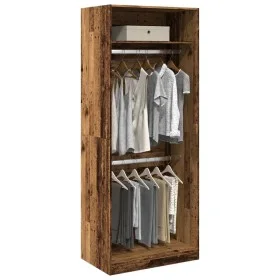 Ingenieurholzschrank in gealtertem Holz 80x50x200 cm von , Kleiderschränke - Ref: Foro24-3307799, Preis: 148,94 €, Rabatt: %